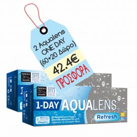 Aqualens Refresh 1 day 30+(10 δώρο) X 2